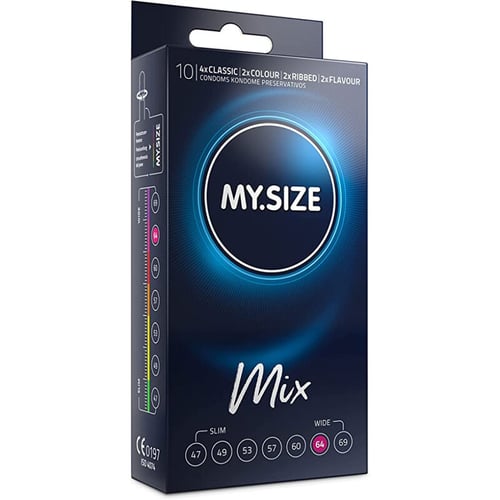 MY SIZE MIX MY SIZE - MIX PRESERVATIVI 64 MM 10 UNIT