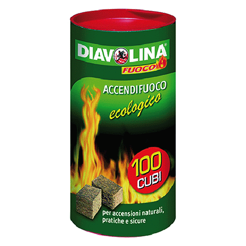 Diavolina 24 Cubi Accendifuoco ecologica