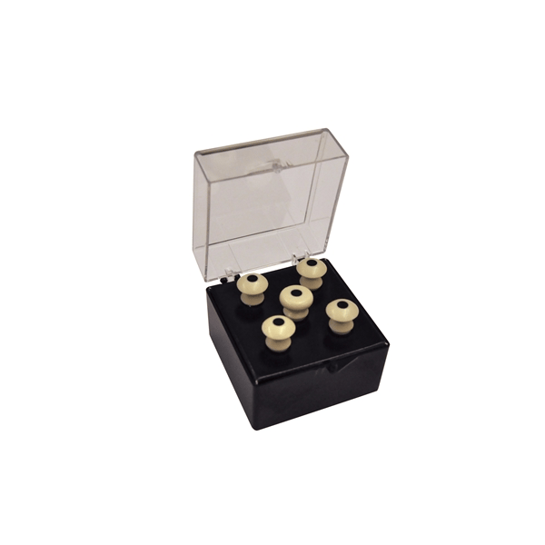 Martin & Co. 18APPBI Set Pin, White, Inlay Black, Basso