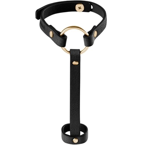 BIJOUX MAZE BIJOUX - INDISCRETS BRACCIALE MAZE/IMBRAGATURA A MANO NERO