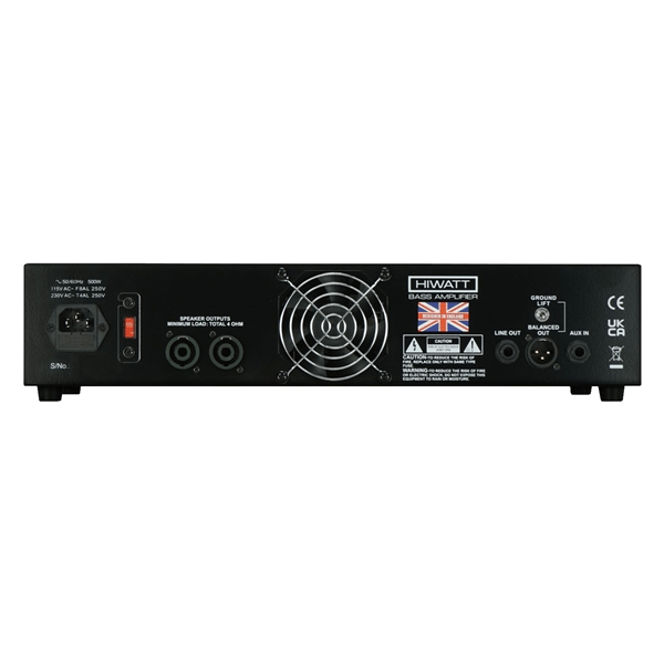 Hiwatt Bulldog 440 Studio testata per basso 440 W versione studio