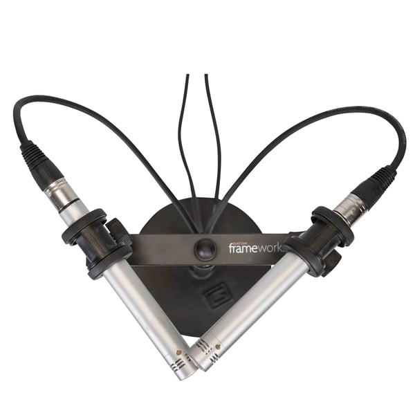 Gator Frameworks GFWMIC1TO2 Supporto barra microfonica 1 a 2