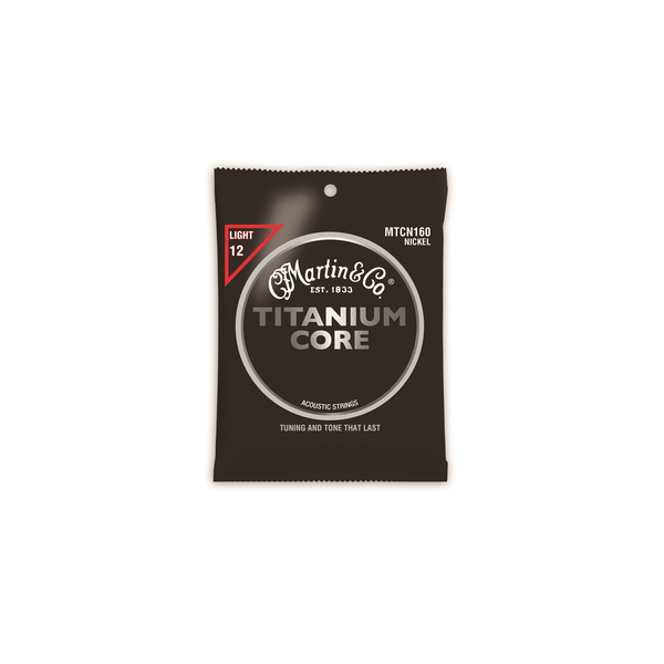 Martin &amp; Co. MTCN160 Titanium Core Acoustic Strings Light 12-55