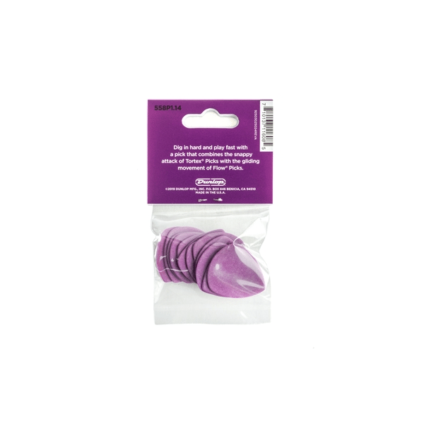 Dunlop 558P114 Tortex Flow Standard 1.14 mm Player's Pack/12
