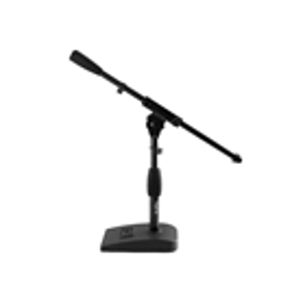 Gator Frameworks GFW-MIC-0821 Supporto microfonico per grancassa e amplificatore con braccio da 40,6 cm e base compatta<br>