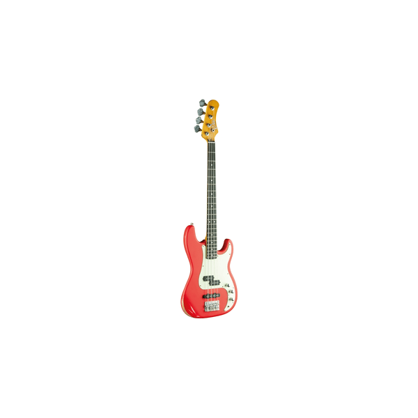Eko Guitars VPJ-280 Relic Fiesta Red