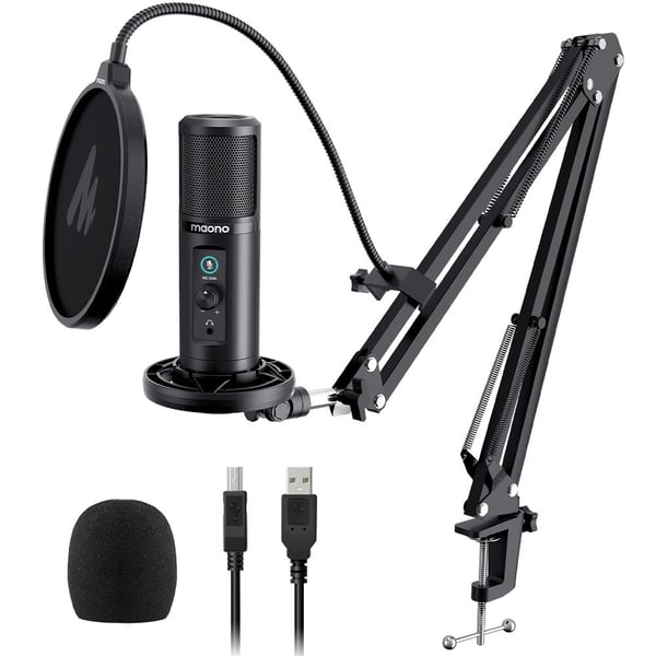MAONO Set microfono a condensatore USB monitorabile AU-PM422