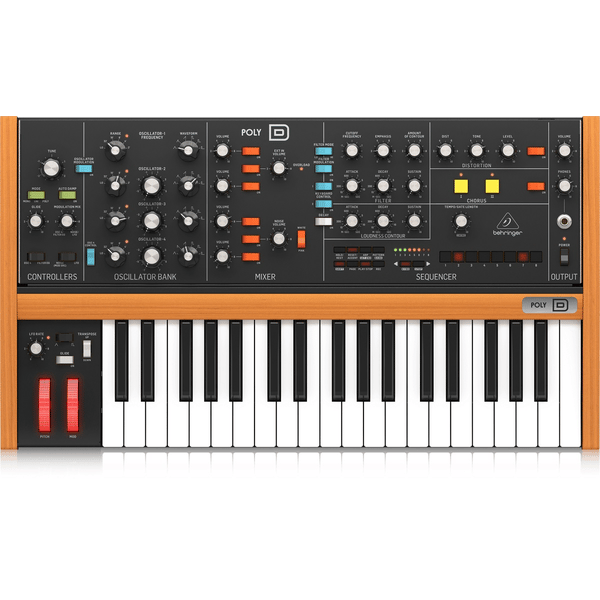 BEHRINGER POLY D SINTETIZZATORE ANALOGICO POLIFONICO 37 TASTI A 4 VOCI