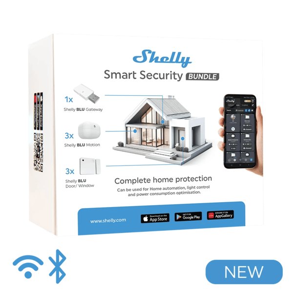 Shelly Smart Blu Bundle 1 - Kit Sensori Bluetooth + Hub