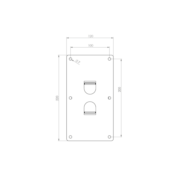Quik Lok QL/956 Coppia supporti per casse