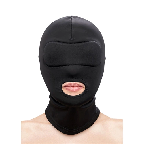 NS NOVELTIES - FETISH & FASHION MOUTH HOOD NYLON BLACK