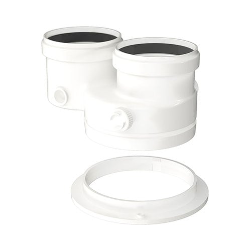 BOSC Adattatore sdoppiatore 80/125 80-80 in pp