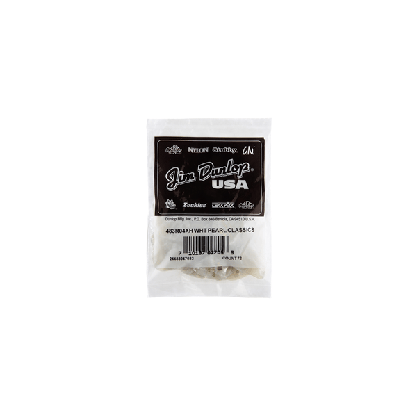 Dunlop 483R#04 White Perloid - Extra Heavy
