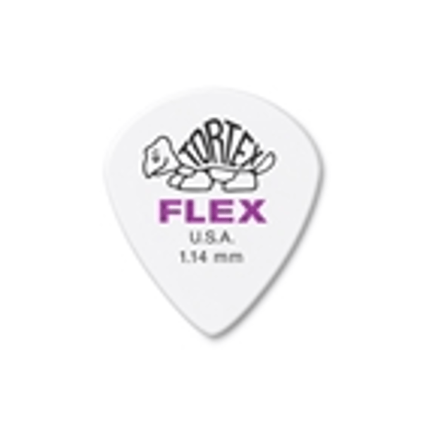Dunlop 468R1.14 Tortex Flex Jazz III 1.14mm bag/72