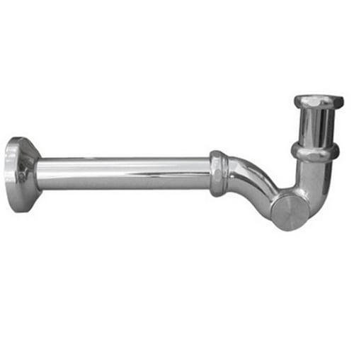 Sifone ad s senza piletta con canna da cm.25  modello lux