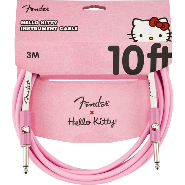 Cavo per strumenti Fender® x Hello Kitty® 10' , Pink. Modello 0990510156