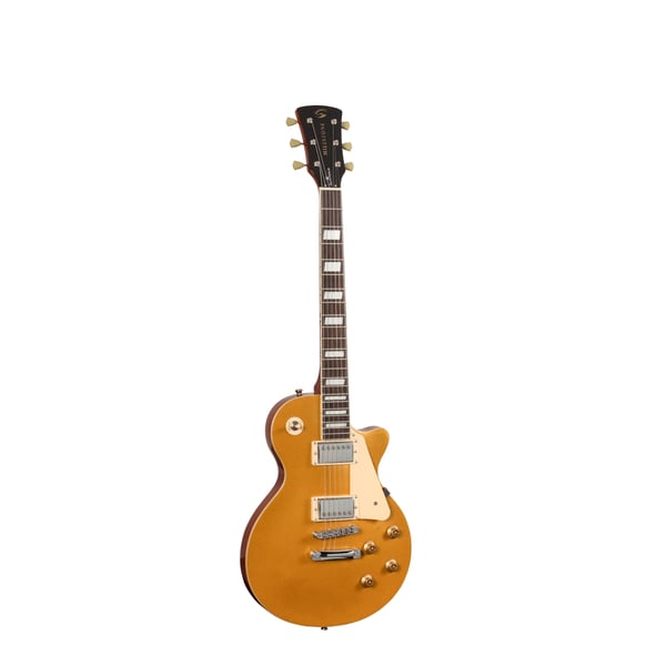 SOUNDSATION Chitarra elettrica cutaway arch top con 2 humbucker e manico set-in. Modello MILESTONE-PRO GT
