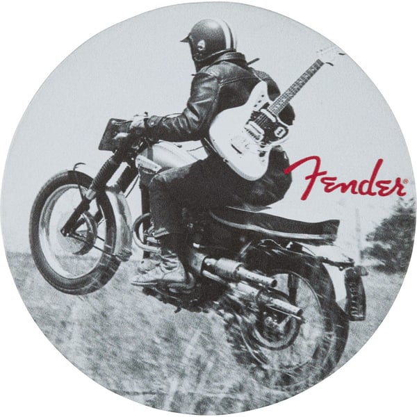 Set sottobicchieri Fender™ Vintage Ads 4-Pk Coaster Set, Black and White