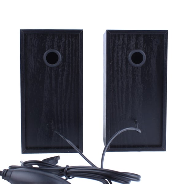 TECHLY ICC SP-320WTY COPPIA CASSE IN LEGNO USB 2.0 E JACK 3.5MM