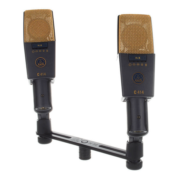 AKG ACOUSTIC AKG C414-XLII STEREO SET 2 MICROFONI A CONDENSATORE DA STUDIO LARGO DIAFRAMMA 9 DIAGRAMMI POLARI MULTI PATTERN