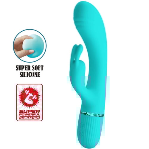 PRETTY LOVE FLIRTATION PRETTY LOVE - SCOCCO VIBRATORE CONIGLIO TURCHESE