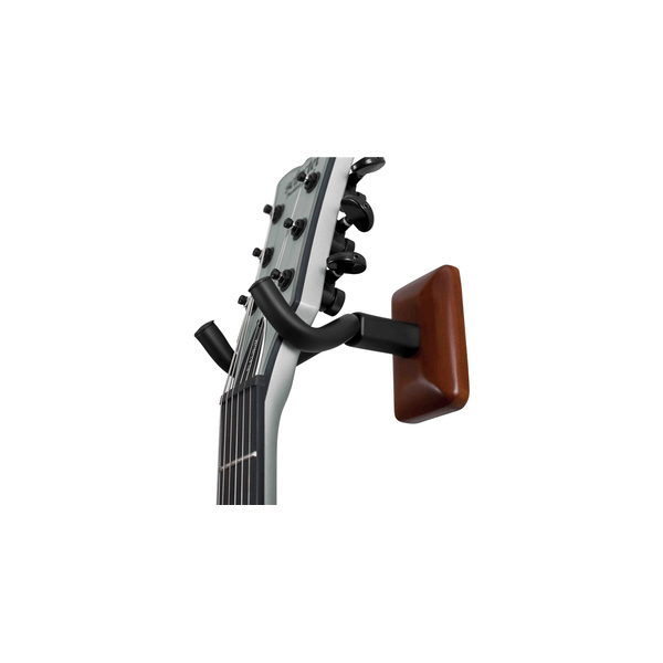 Gator Frameworks GFW-GTR-HNGRMHG Supporto a muro per chitarra con piastra mogano<br>