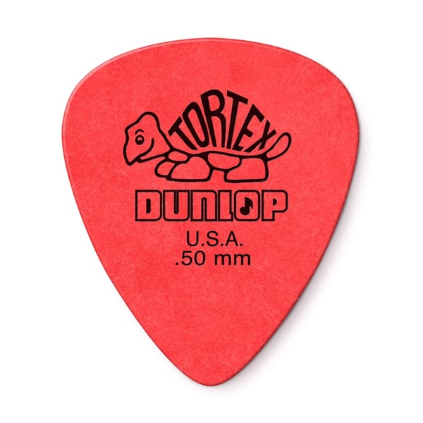 Dunlop 418P Tortex Standard Red .50