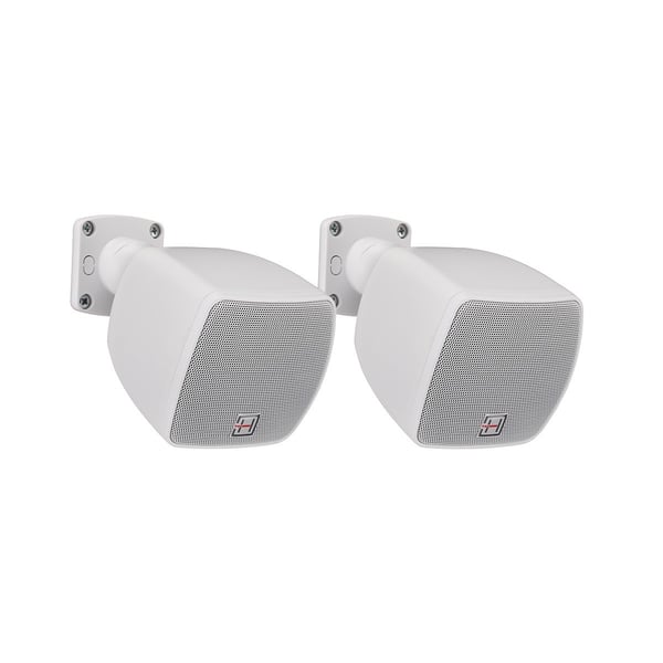 HELVIA Coppia Diffusori full-range compatto con woofer da 2,5 ", bianco 8 Ohm. Modello DEKO-25WH