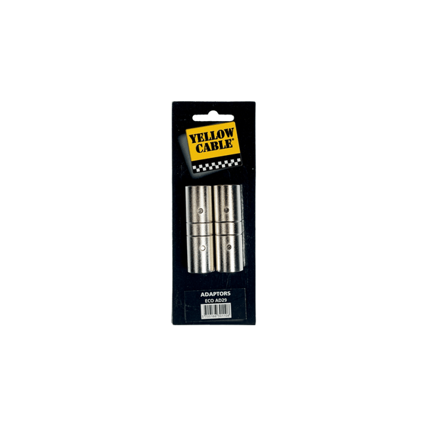 Yellow Cable AD29 Adattatore XLR/XLR Maschio 2 Pcs
