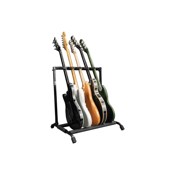 Gator Frameworks RI-GTR-RACK5 Supporto pieghevole per 5 chitarre<br>