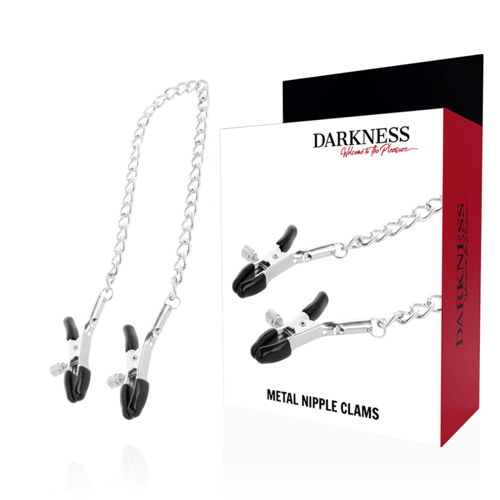 DARKNESS SENSATIONS DARKNESS - MORSETTI PER CAPEZZETTI REGOLABILI IN METALLO