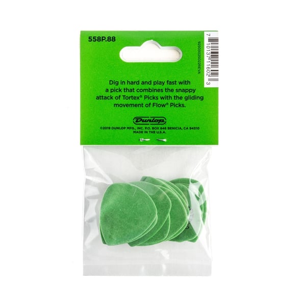 Dunlop 558P088 Tortex Flow Standard .88 mm Player's Pack/12
