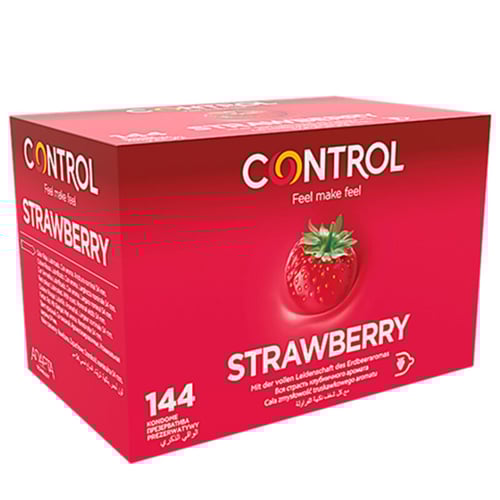 CONTROL CONDOMS CONTROL - PRESERVATIVI ADAPTA ALLA FRAGOLA 144 UNITÀ
