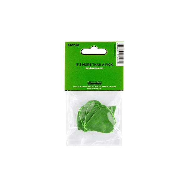 Dunlop 412P.88 Tortex Sharp Green