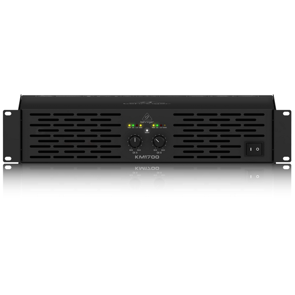 BEHRINGER KM1700 AMPLIFICATORE FINALE DI POTENZA PROFESSIONALE DI 1700 WATT 8 OHM BRIDGE 2 X 500W STEREO 2 X 800W 4 OHM