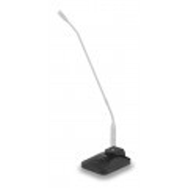 HELVIA Base universale per Microfoni a Collo d'Oca con Tasto On-Off. Modello STILE B200S