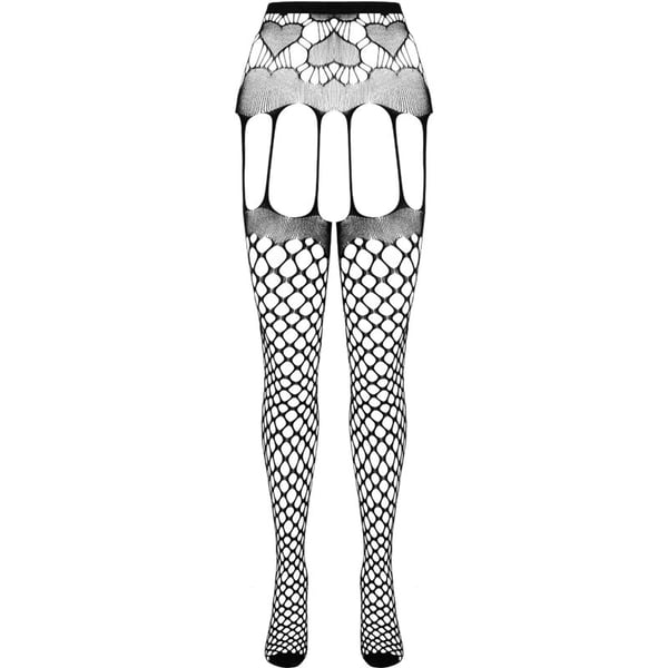 PASSION - COLLEZIONE ECO BODYSTOCKING ECO S009 BIANCO