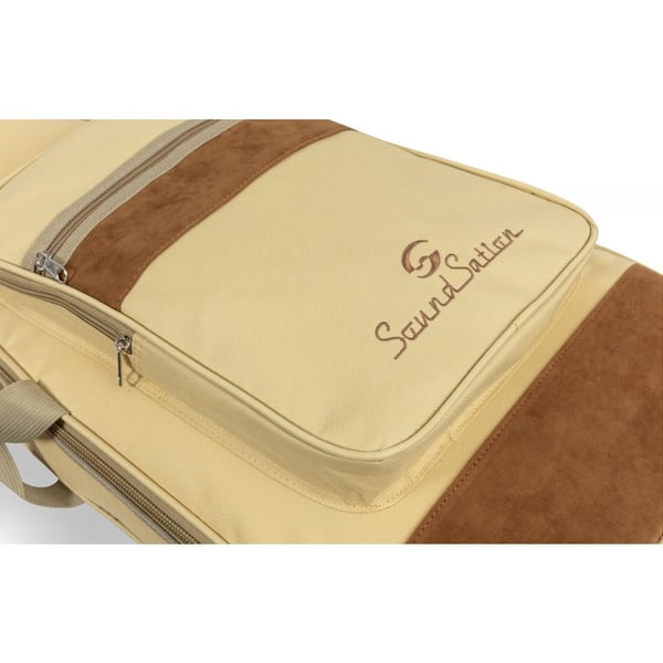 SOUNDSATION Borsa chitarra classica con inserti in pelle suede