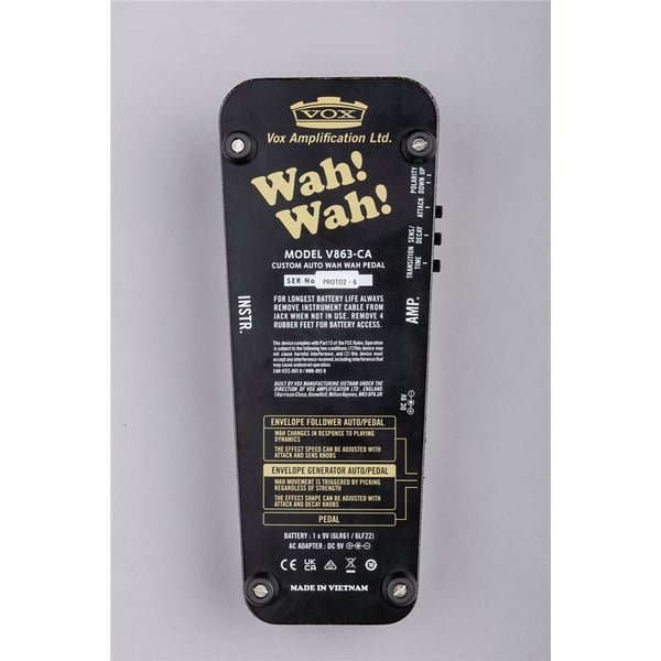 Vox V863-CA Wah Pedal