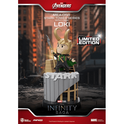 Marvel Mini Egg Attack Figuren The Infinity Saga Stark Tower series Loki 12 cm