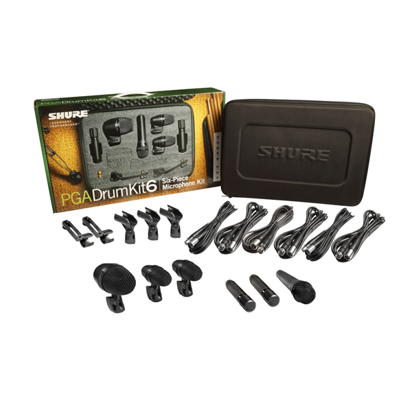 Shure PGADRUMKIT6 Kit da 6 microfoni per batteria