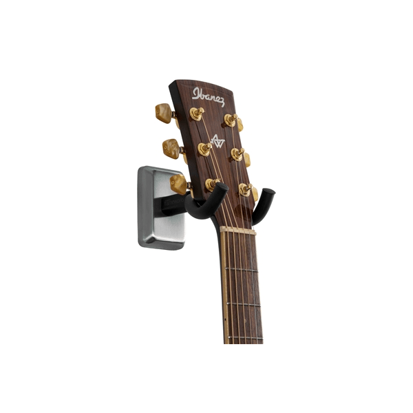 Gator Frameworks GFW-GTR-HNGRSCH Supporto a muro per chitarra con piastra in cromo satinato