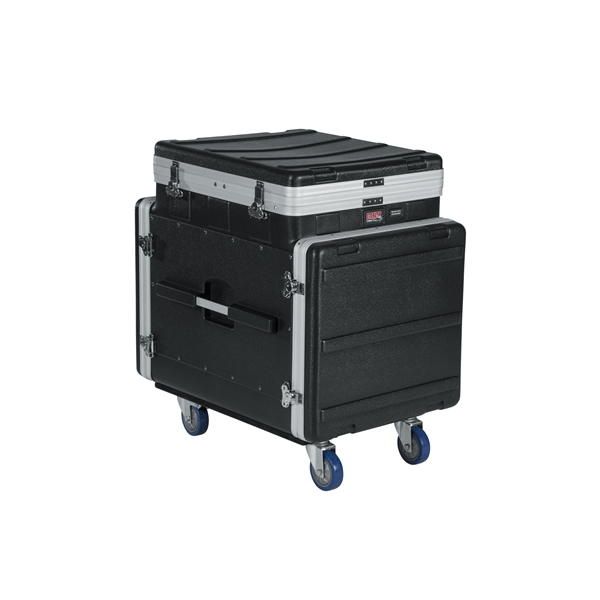 Gator Cases GRC-12X10 PU Rack audio 12U top, 10U laterale