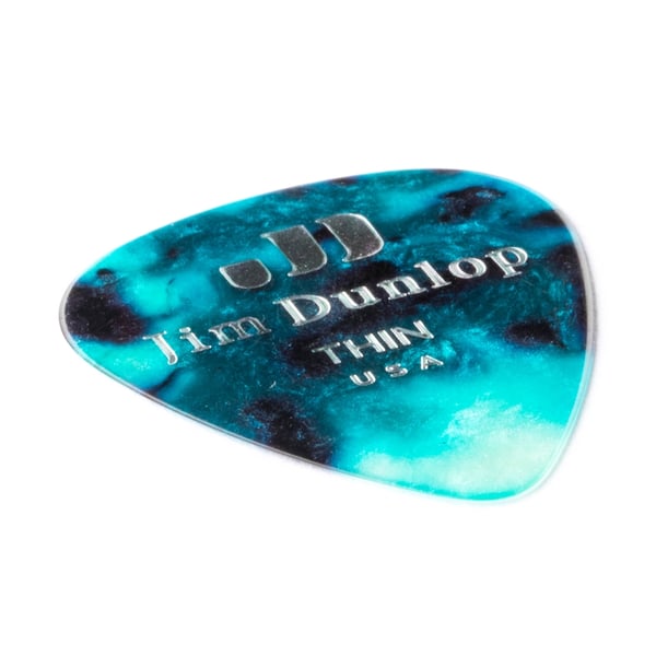 Dunlop 483P#11 Turquoise Perloid - Thin