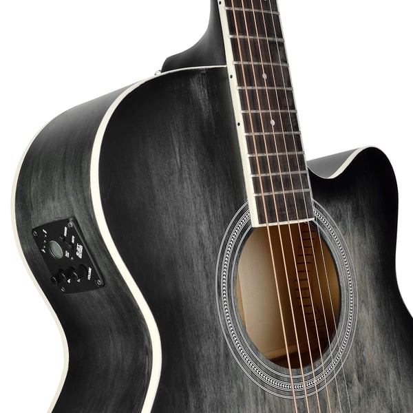 SOUNDSATION Chitarra acustica cutaway amplificata con finitura hand wiped