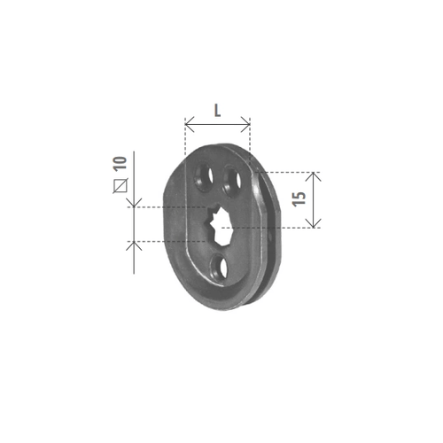 TESTINA SFILABILE PER MOTORE L=34