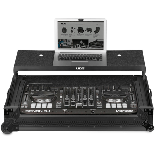 UDG U91054BL - FC MULTI FORMAT XXL BLACK PLUS (LAPTOP SHELF, TROLLEY & WHEELS)