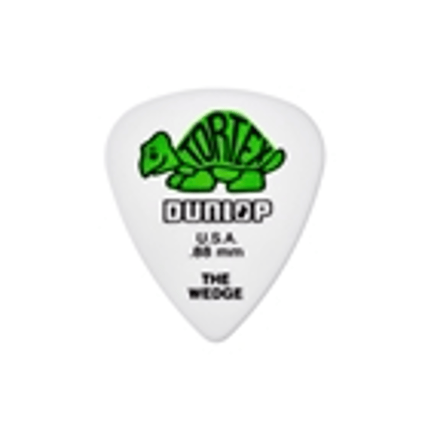 Dunlop 424P Tortex Wedge Green .88