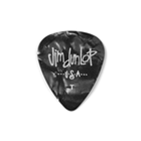 Dunlop 483P#02 Black Perloid - Thin