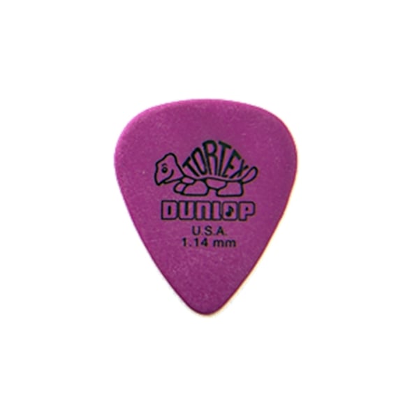 DUNLOP Plettro Tortex Standard, 1.14, Conf. 72 pz. Modello 418R-114